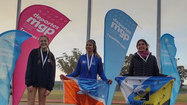 Antonella Ojeda se consagró campeona del Torneo Nacional de Clubes U16 de atletismo