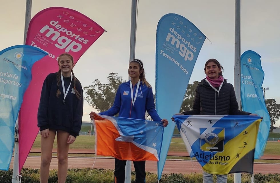 Antonella Ojeda se consagró campeona del Torneo Nacional de Clubes U16 de atletismo