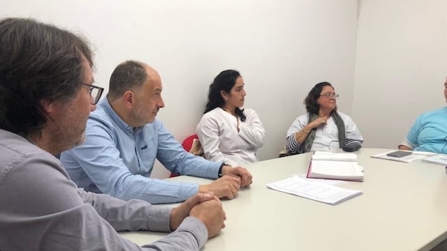 Garate y Olivera se reunieron con la Asociación de Profesionales del Hospital Municipal