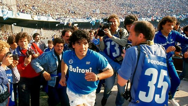 Maradona en el Napoli