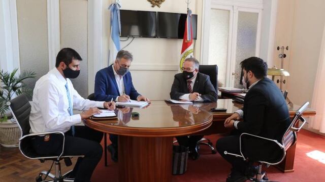 Reunión por la nueva Escuela de Policías en Rafaela