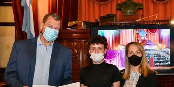 El joven fue distinguido por el Senado.