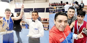 Competidores de Iguazú brillaron en la velada de boxeo de Cerro Azul.