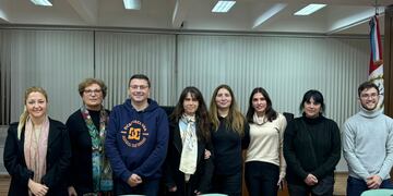 La Escuela Nº 429 de la ciudad exhibió el Museo virtual0" Mario R. Vecchioli" en el Concejo Municipal.