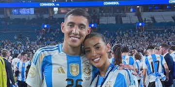 La joven está de novia con Nahuel Molina desde 2019.