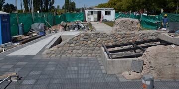 Avanzan las obras de recuperación de la antigua usina eléctrica.