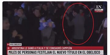 El momento del robo en vivo a Diego Lewen