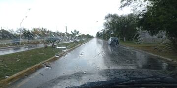 Advierten por la posible caída de granizo en el sur de Córdoba.