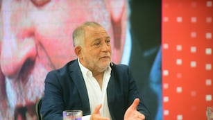 Luis Juez en el programa Voz y Voto.(César Heredia/La Voz)