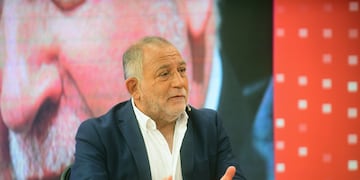 Luis Juez en el programa Voz y Voto.(César Heredia/La Voz)