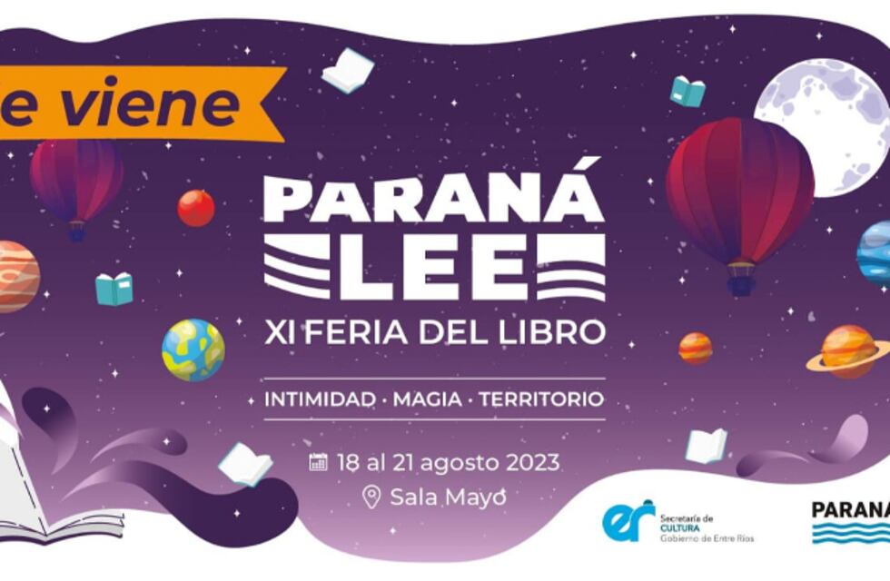 Se viene una nueva edición de la Feria del Libro Paraná Lee