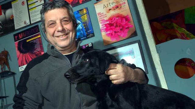 Se ha orgtanizado un sorteo solidario en el que subastará una obra de Orlando Siliotti quien necesita fondos para un tratamiento de salud. Orlando Pelichotti/Los Andes