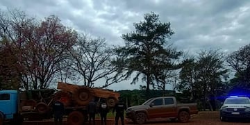 Eldorado: detuvieron a dos hombres cuando intentaban robar maquinarias de un predio.