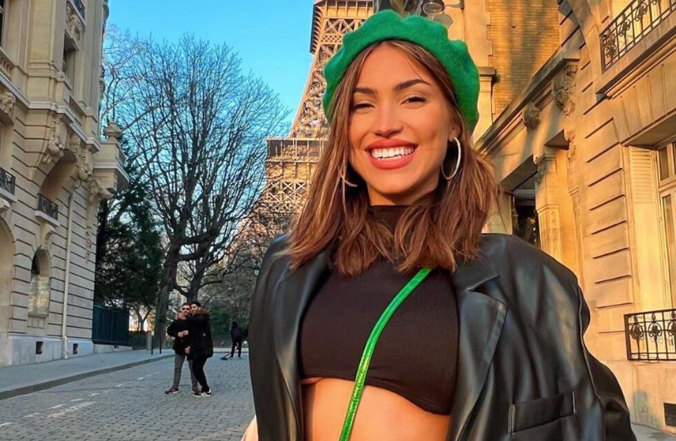 Agustina Agazzani conquistó las redes con su conjunto de gamuza verde: un fuego