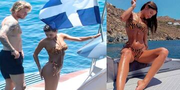 Por estas fotos con María del Mar, el arquero alemán Loris Karius se separó.