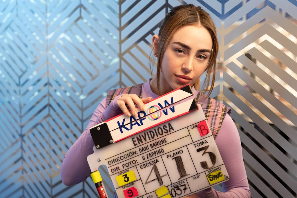 Nicki Nicole debutó como actriz en la tercera temporada de Envidiosa (Gentileza prensa Netfliz / Alina Schwarcz)