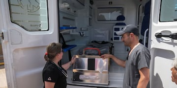 Villa Paranacito recibe una ambulancia de mediana complejidad