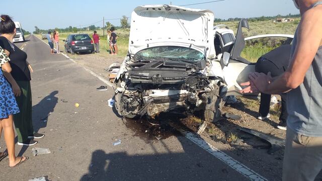 El choque frontal en la ruta 188 en General Alvear se cobró la primera víctima fatal.