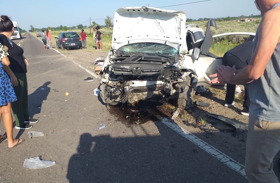 Murió una turista que protagonizó el choque frontal en la ruta 188 en General Alvear