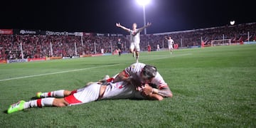 Jeremías Lázaro marcó el 1-0 de Instituto ante Argentinos Juniors. (Javier Ferreyra / La Voz)