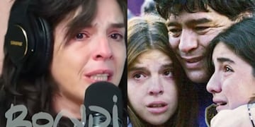 Dalma Maradona rompió en llanto al recordar la desgarradora la reacción de Gianinna a la muerte de Diego: “Estuvo muy mal”