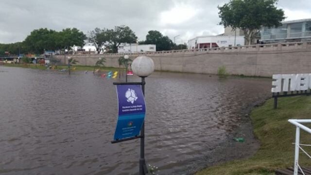 Río Gualeguaychú crecido/ Radio Nacional.