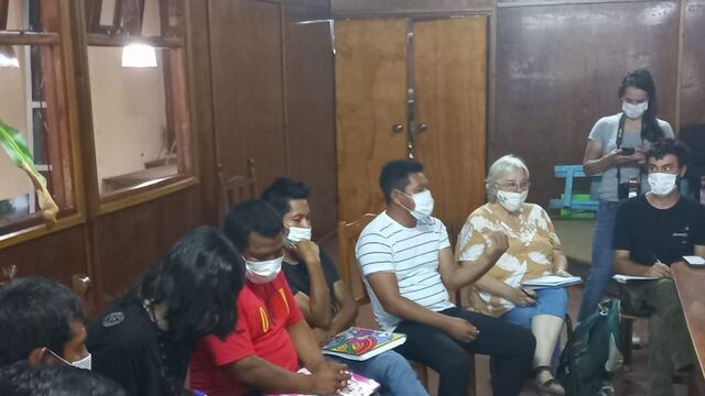 Encuentro Comunidad Mbya por el uso forestal del Lote 6.