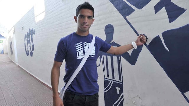 Gabriel Carabajal, con los colores de Talleres en la piel (Foto: Sergio Cejas).