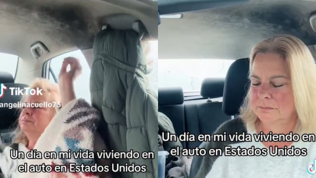 Una mujer argentina vive en el auto en Estados Unidos.