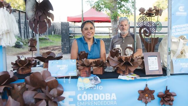 Alrededor de 20 emprendedores participaron del espacio de Córdoba Emprendedora en el Festival de Jesús María.