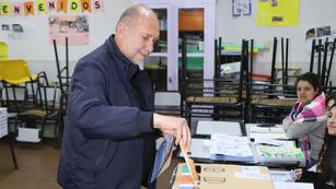 Omar Perotti ya votó en las elecciones generales de Santa Fe.