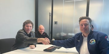 Milei se reunió con Elon Musk