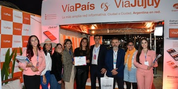 El stand de Vía Jujuy recibió un reconocimiento y agradecimiento por participar de la 15° Edición de la Expojuy22