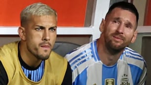 Leandro Paredes contó como vivió el llanto de Leonel Messi en la final de la Copa América 2024