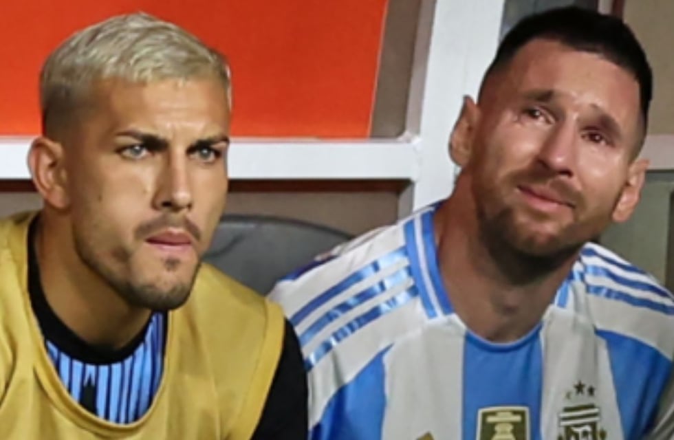 Leandro Paredes contó cómo vivió el llanto de Lionel Messi en la final de la Copa América 2024
