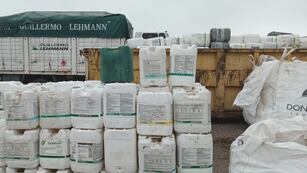 Entregaron envases vacíos de fitosanitarios