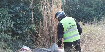 Siguen encontrando basura en loscaminos rurales de Rafaela