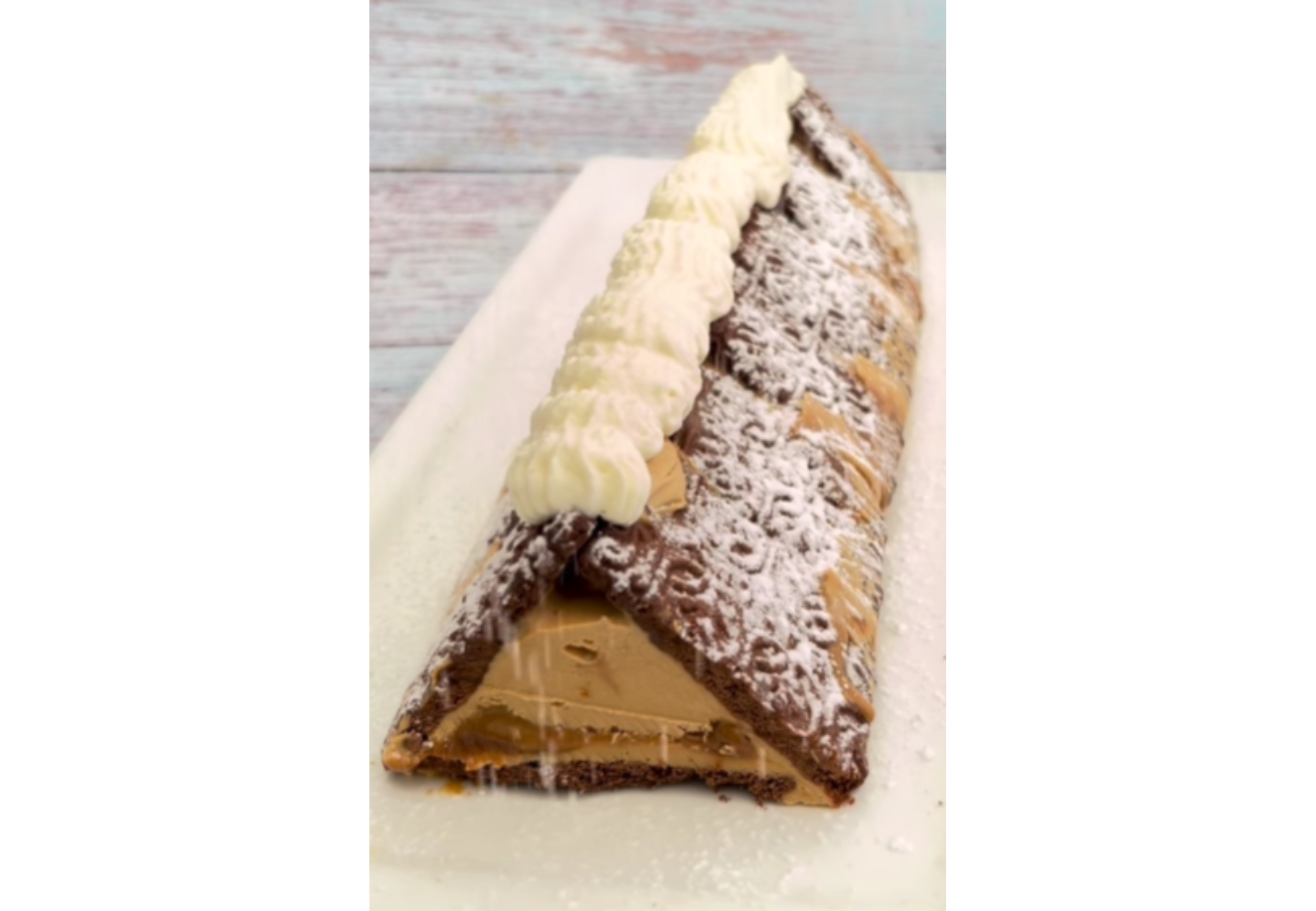 Este postre se hace es simples pasos.