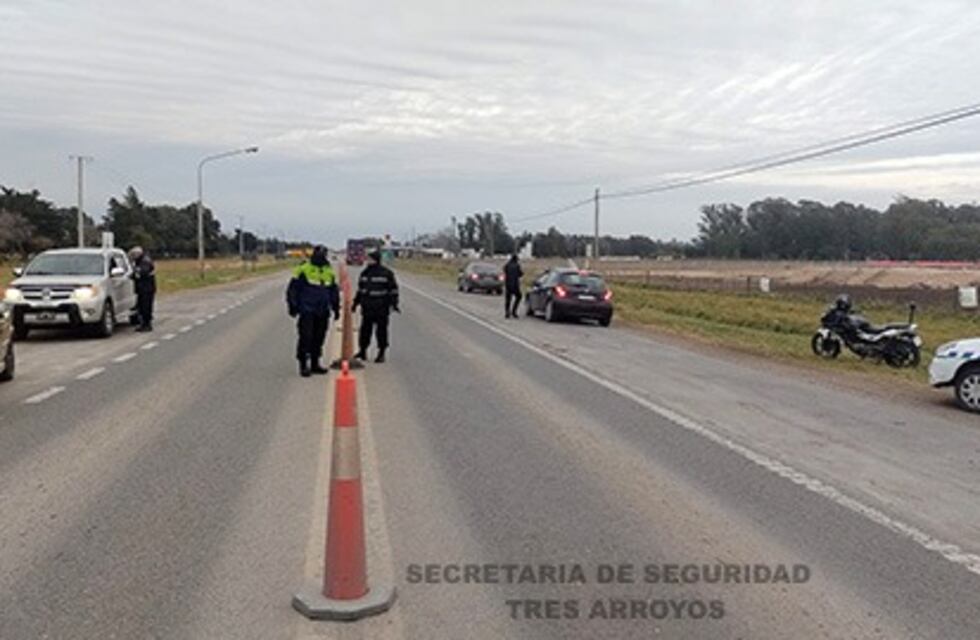 36 infracciones de tránsito se labraron durante el viernes y el fin de semana en Tres Arroyos
