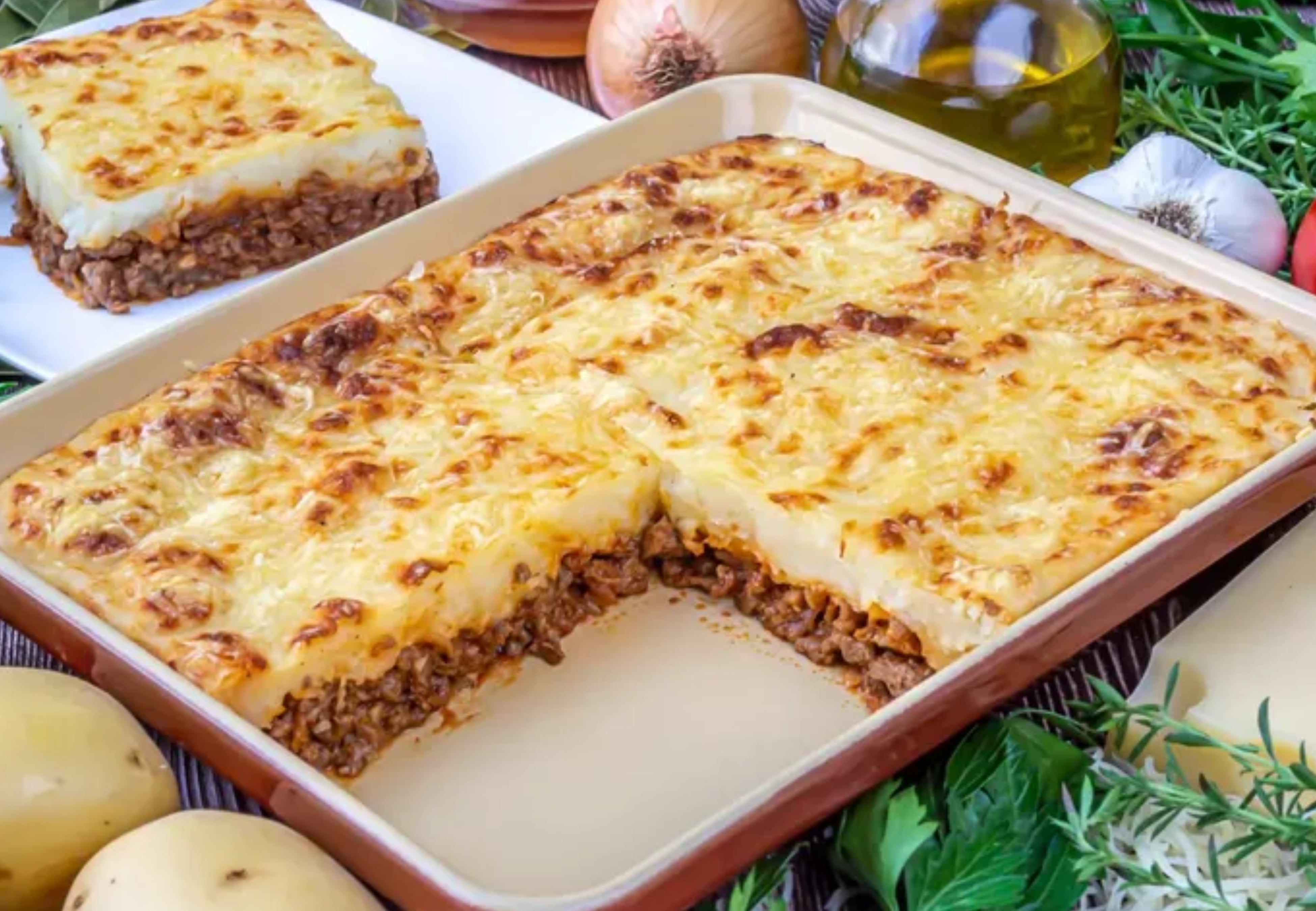 La receta para hacer pastel de papa con un toque gourmet.