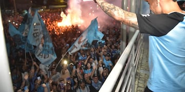 El "Chino" Zelarayán. La gran atracción de Belgrano en el banderzo. Y también para el debut de este viernes ante Huracán (Facundo Luque / La Voz).