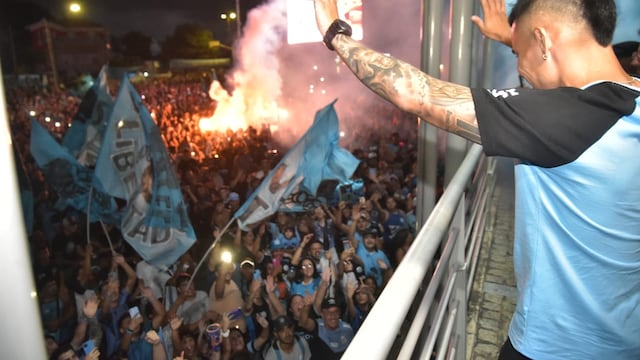 El "Chino" Zelarayán. La gran atracción de Belgrano en el banderzo. Y también para el debut de este viernes ante Huracán (Facundo Luque / La Voz).