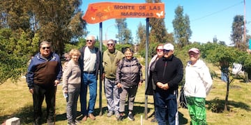 Quedó inaugurado el "Monte de las Mariposas" en Alem y Pasaje Comuzzio. (Foto: Pedro Vega).