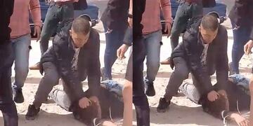Un testigo captó la detención por mano propia en la ciudad de Córdoba.