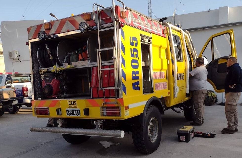 Un bombero rafaelino en la delegación provincial que combatirá los incendios del Litoral