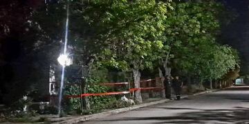 Vivienda quemada en La Cumbre