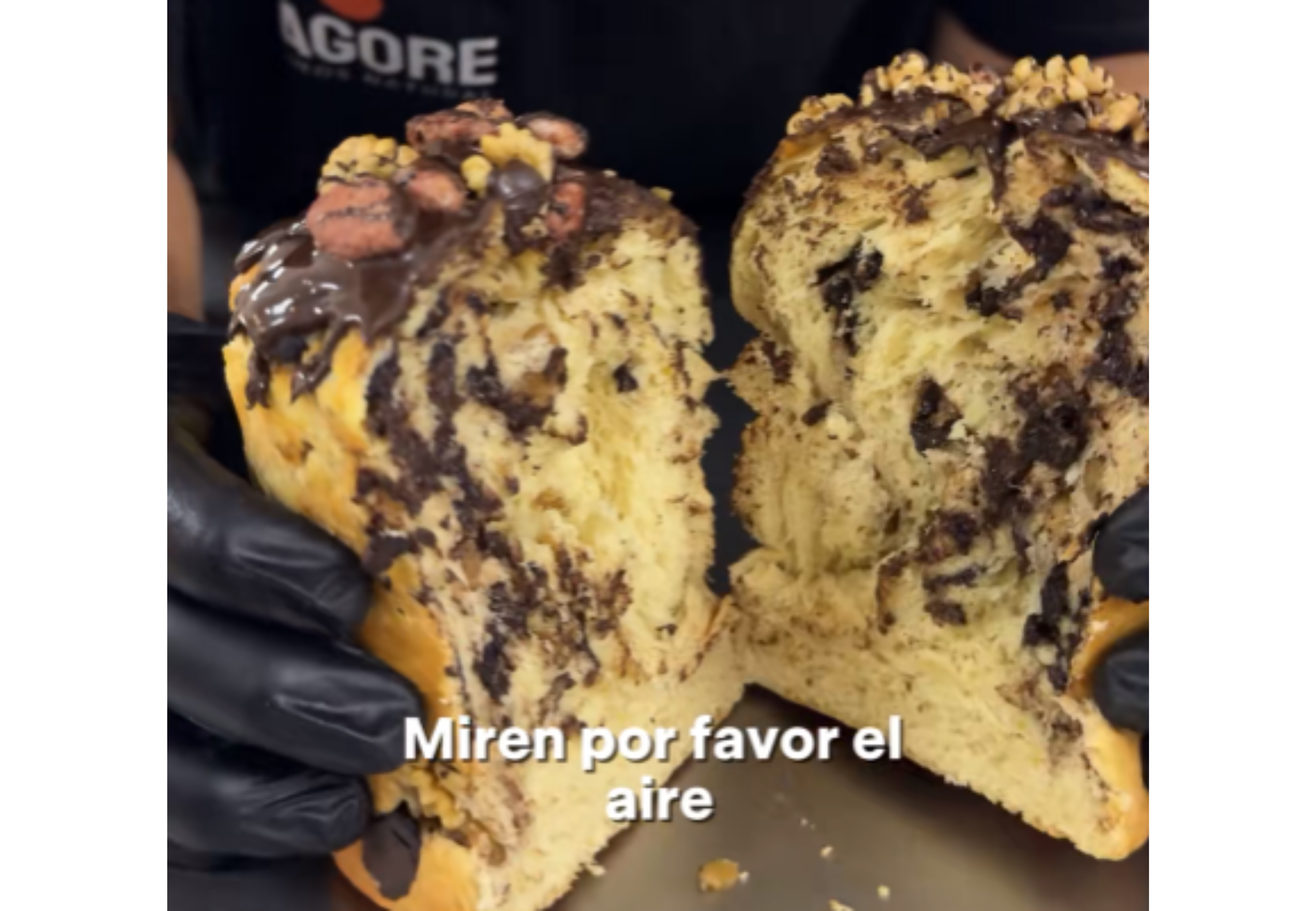 Así queda el pan dulce.