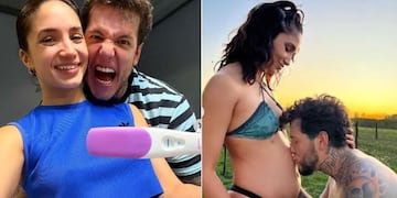 Melody Luz y Alex Caniggia, en la dulce espera. (Instaram Melody Luz/ Alex Caniggia)