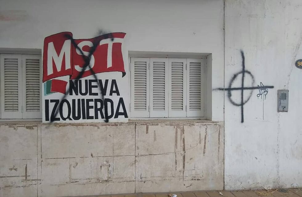 Vandalizaron un local del MST de San Juan