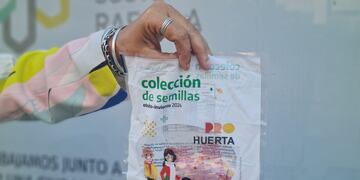 Entrega de semillas del programa Pro Huerta